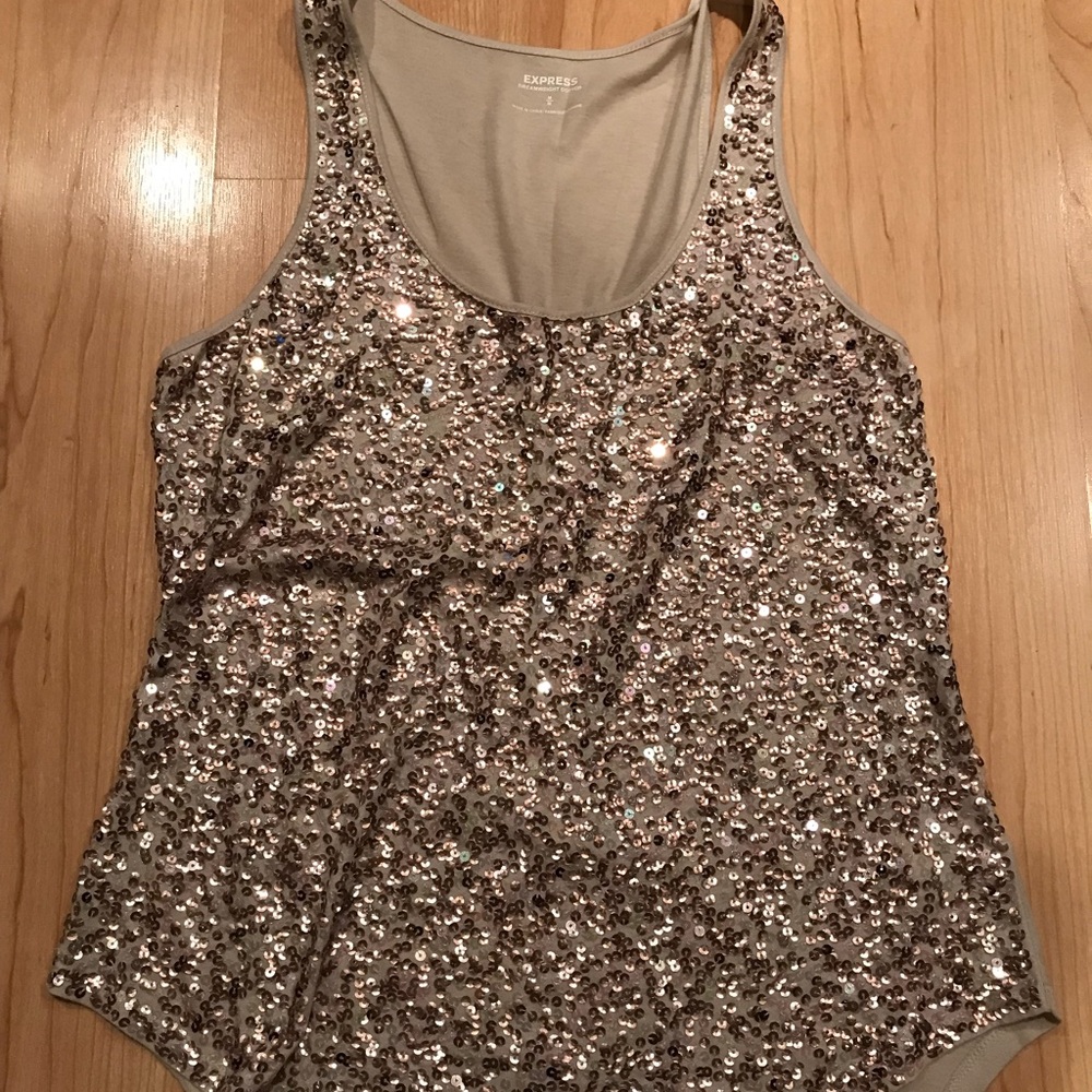 Express sequin tank